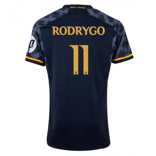 Pánský Fotbalový dres Real Madrid Rodrygo Goes #11 2023-24 Venkovní Krátký Rukáv